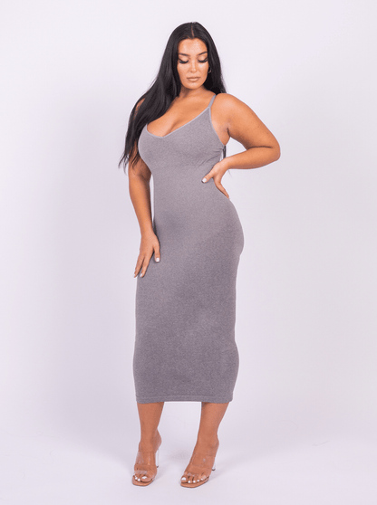 Azura - Built-In 360° Seamless Midi Bodycon Dress