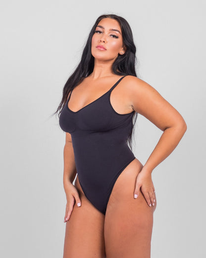 Isabella - Everyday Wear Smooth Bodysuits Low Back