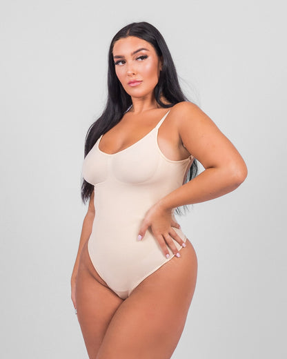 Isabella - Everyday Wear Smooth Bodysuits Low Back