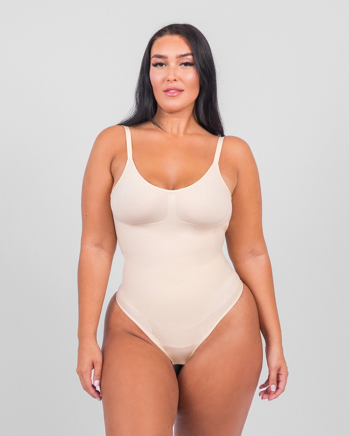 Isabella - Everyday Wear Smooth Bodysuits Low Back