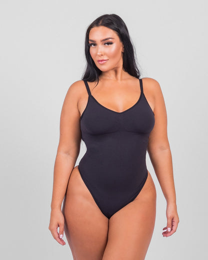 Isabella - Everyday Wear Smooth Bodysuits Low Back