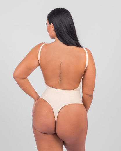 Isabella - Everyday Wear Smooth Bodysuits Low Back