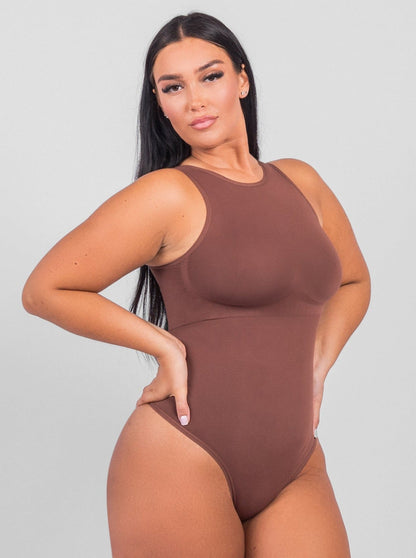 Solana - Sleeveless High Neck Bodysuit