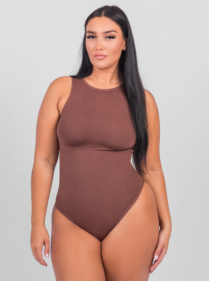 Solana - Sleeveless High Neck Bodysuit